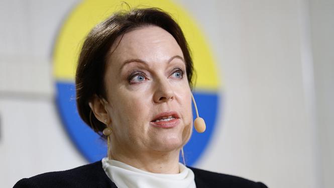 Vattenfalls vd Anna Borg. Arkivbild.