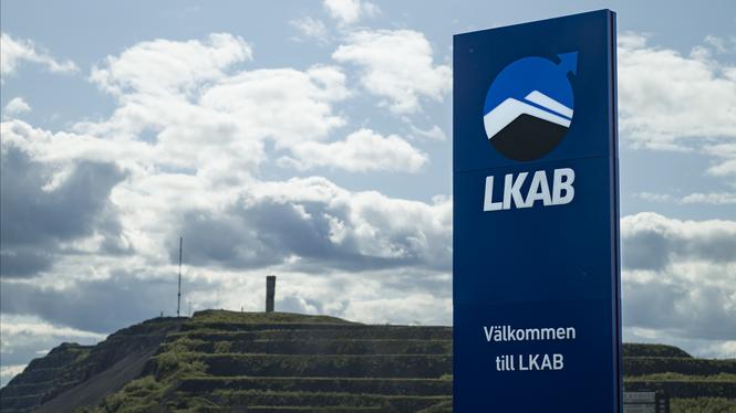 LKAB:s gruvområde i Kiruna.