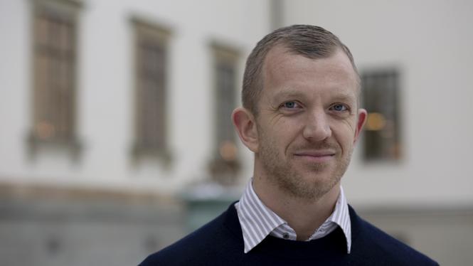 Jonas Lindberg (V), sjuksköterska och oppositionsregionråd i Region Stockholm.