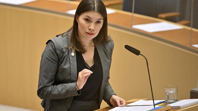 Miljöpartiets gruppledare Annika Hirvonen.