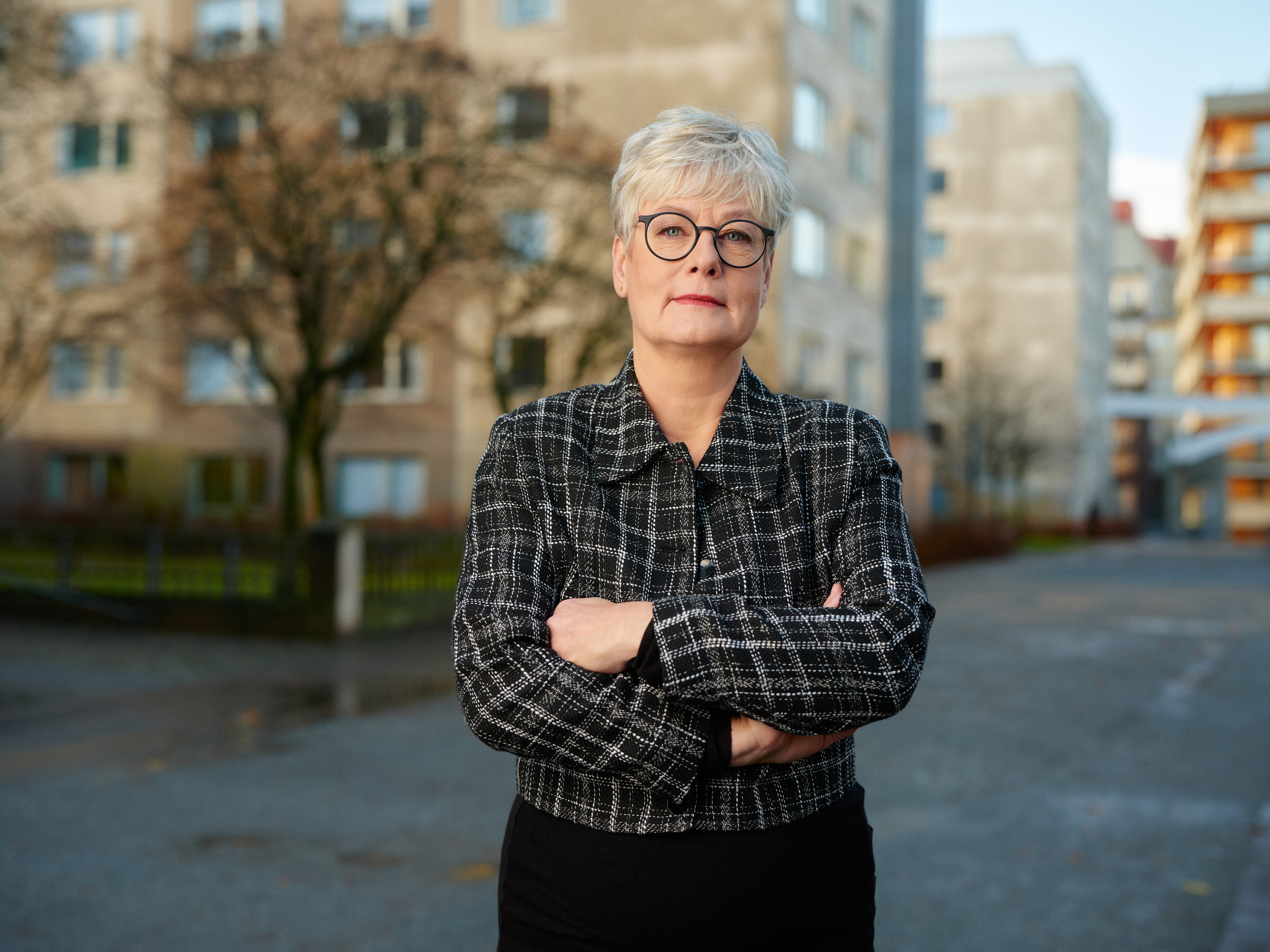 Marie Linder, förbundsordförande Hyresgästföreningen. 
