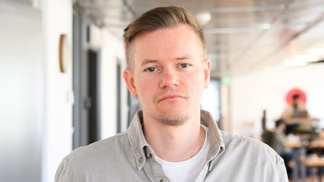Joakim Medin inför rättegången.