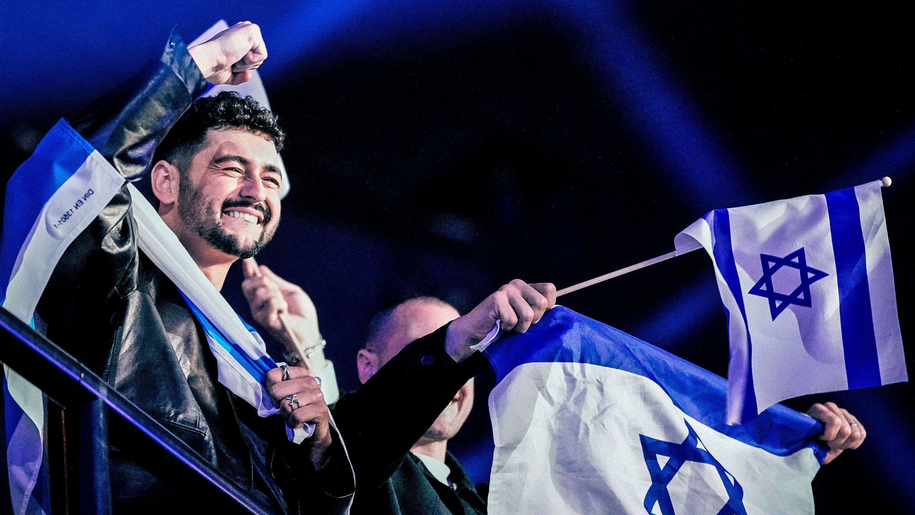Israels Noam Bettan under första semifinalen av Eurovision.