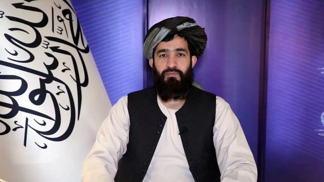 Abdul Qahar Balkhi har varit talibanernas talesperson sedan de tog makten 2021.