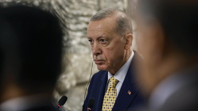 Turkiets president Recep Tayyip Erdogan.