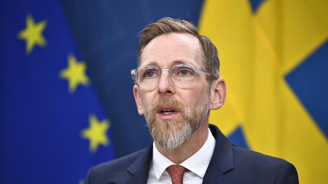 Jakob Forssmed (KD), socialminister och vice partiledare. 