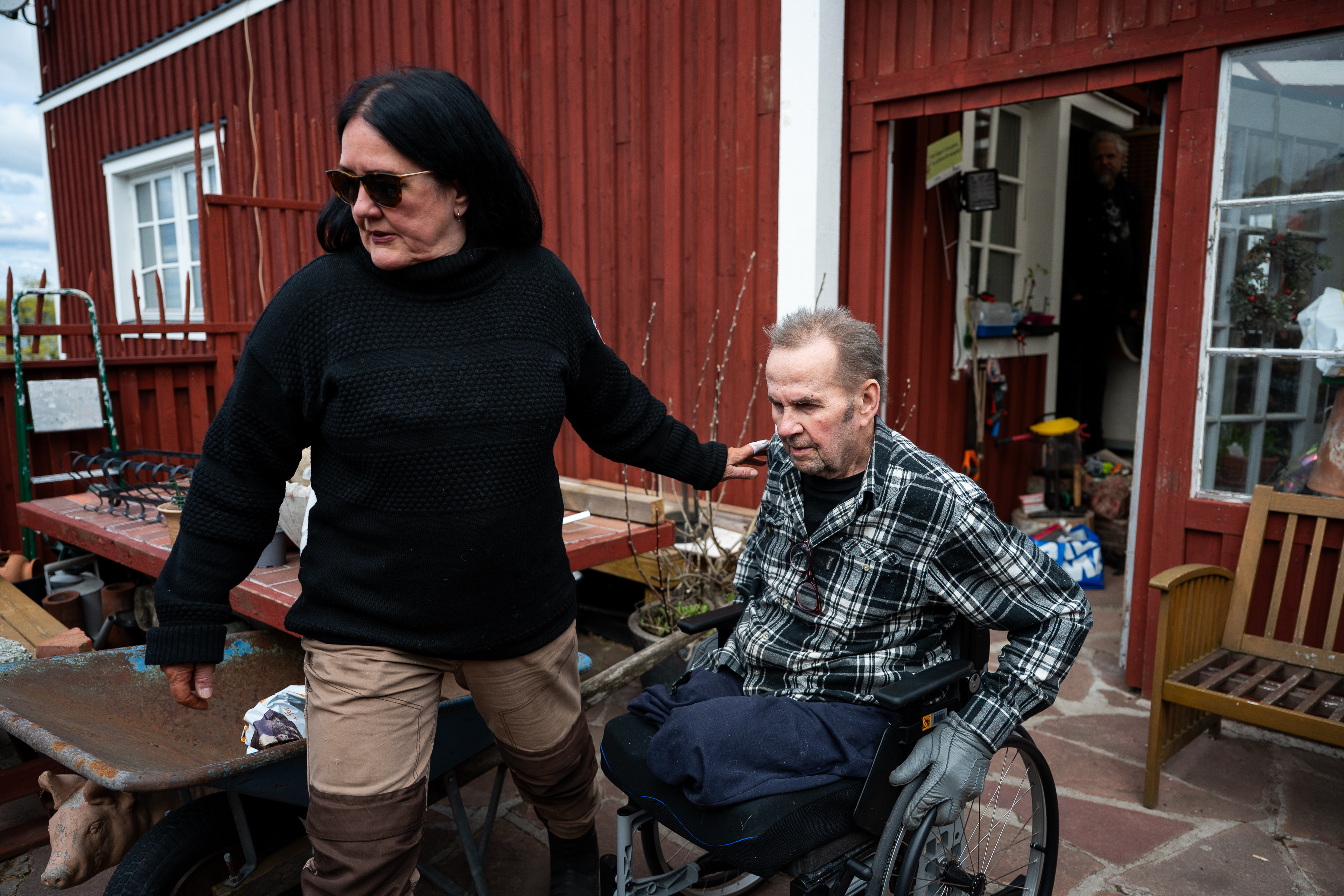 Christer Tholén tillsammans med livskamraten Lene Larsen. ”Jag sprider ut den här historien så att alla i Rättvik ska få höra”, säger Lene.
