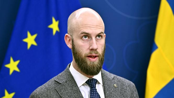 Minister för civilt försvar Carl-Oskar Bohlin (M). Arkivbild