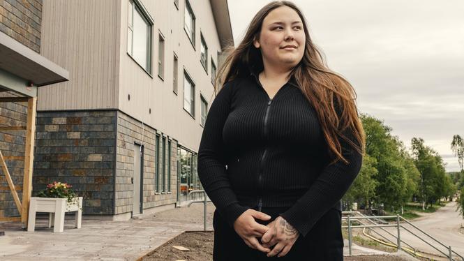 ”Jag är superglad och tycker att det är jättekul att jag har fått den här möjligheten”, säger Tindra Sahlén som omfattats av aktivitetskravet i Hofors.