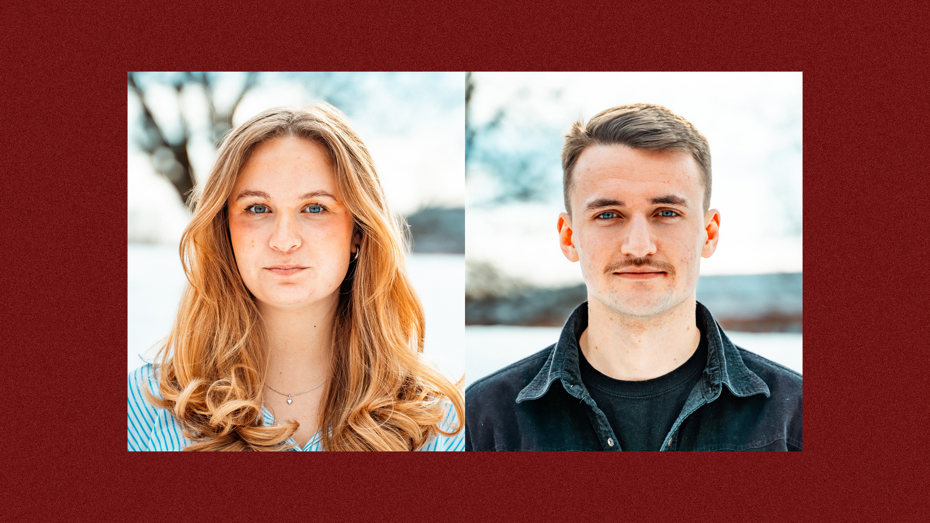 Hanna Lindqvist och Anton Bylin, språkrör Grön ungdom. 