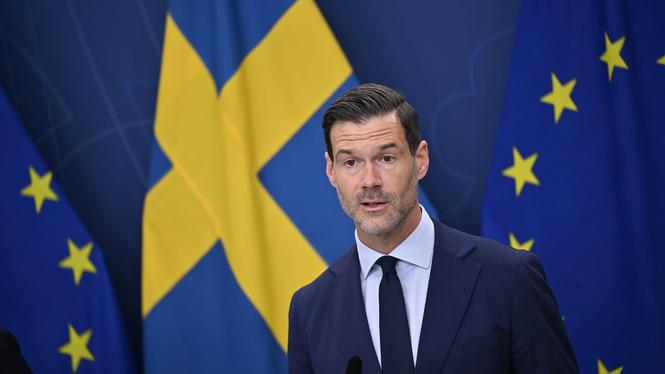 Migrationsminister Johan Forssell (M). Arkivbild. 