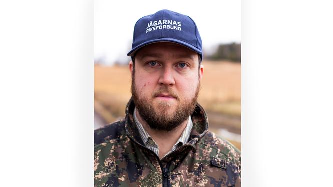 Jens Gustafsson, presstalesperson för Jägarnas riksförbund
