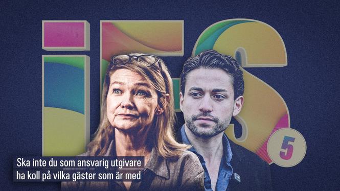 Helena Olsson, ansvarig utgivare för IFS och Nick Alinia.