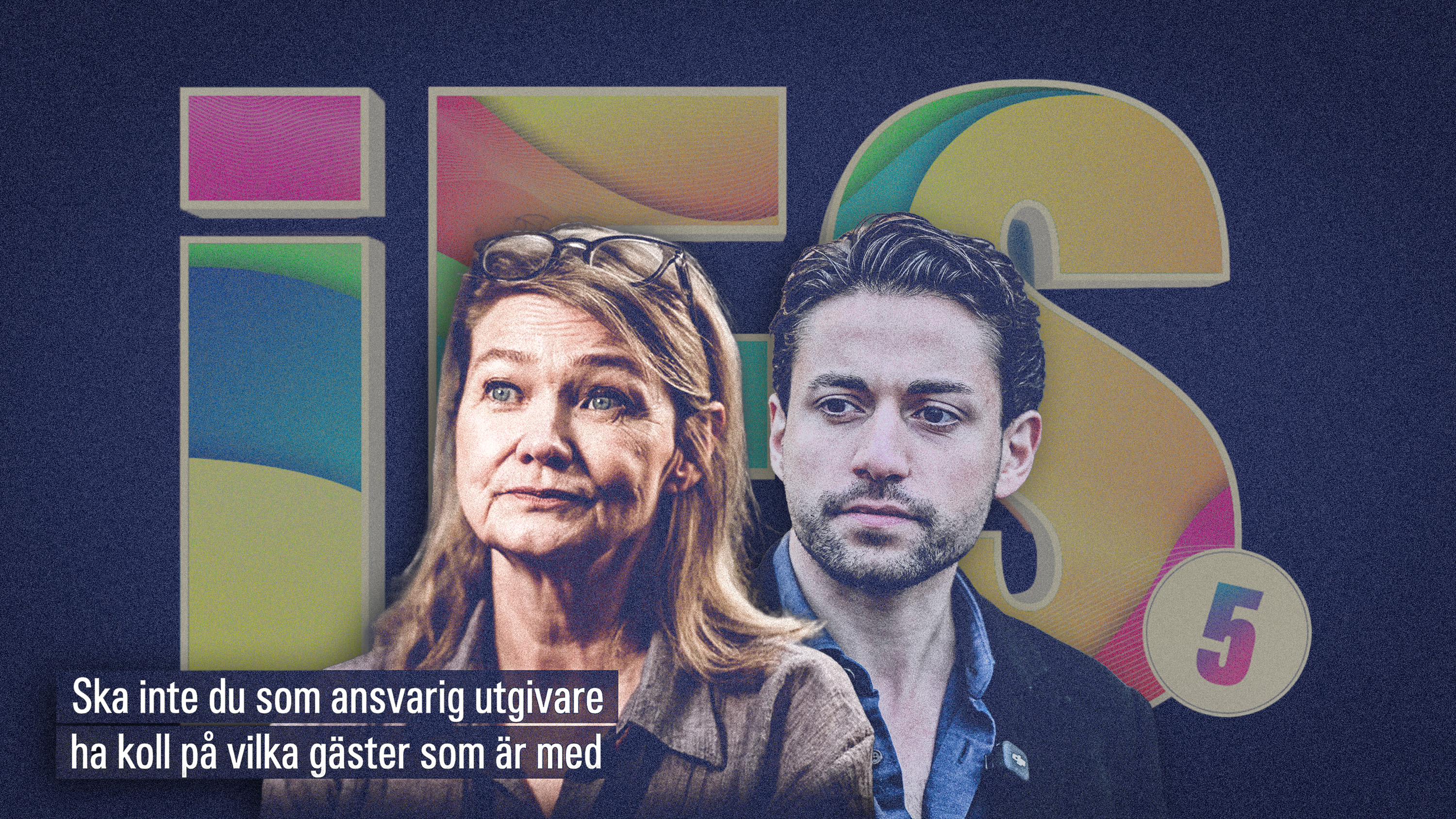 Helena Olsson, ansvarig utgivare för IFS och Nick Alinia.