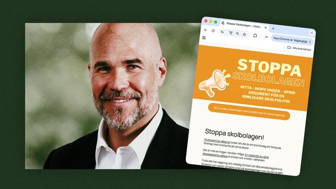 Johannes Stiigh är vd för friskolan.