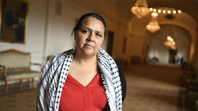 Lorena Delgado Varas har delat ännu en bild som Judiska centralrådet menar bygger på antisemitiska föreställningar.