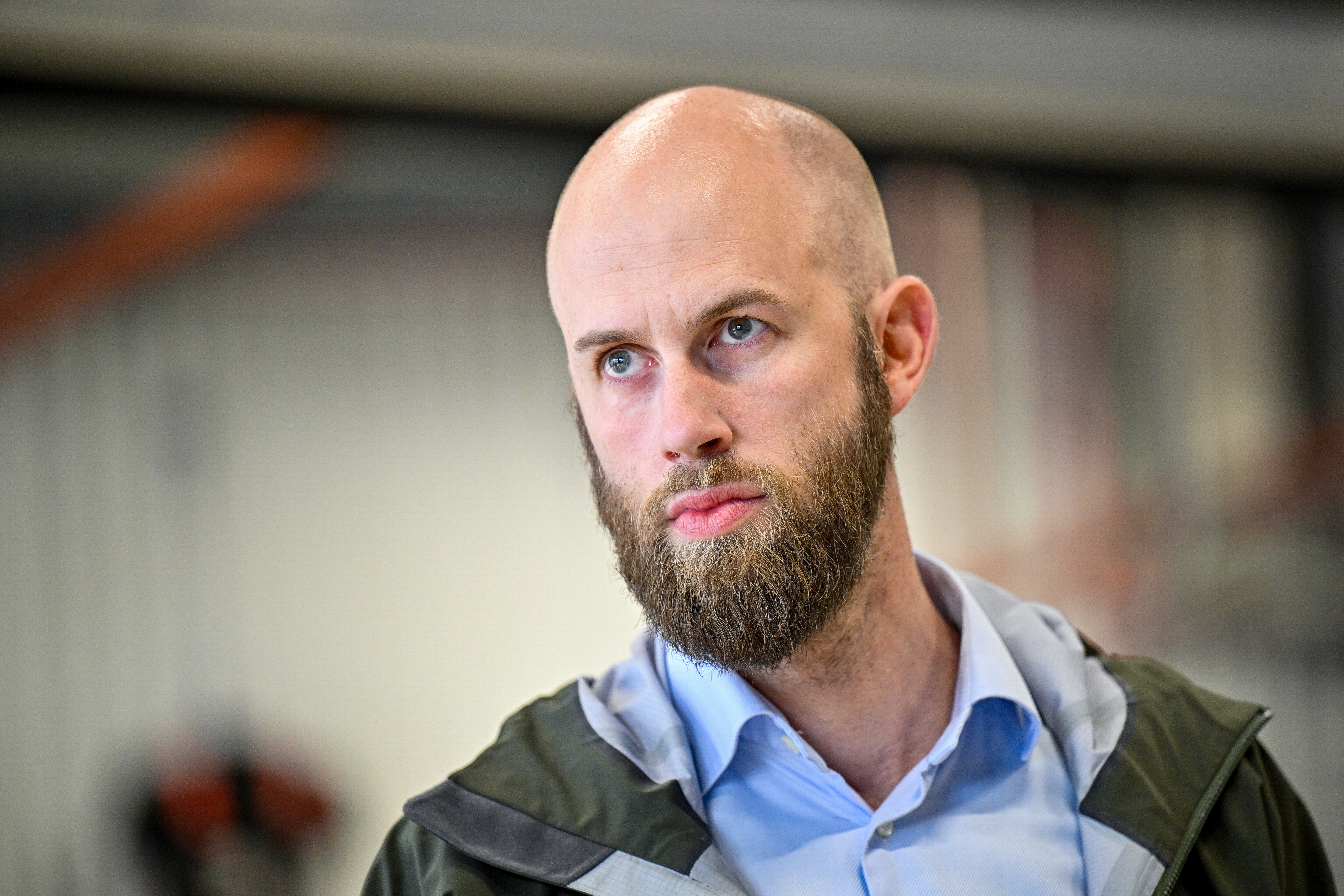 Carl-Oskar Bohlin, minister för civilt försvar.