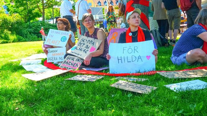 Rebellmammorna ska manifestera vid varje tal i Almedalen och uppmärksamma hur ofta, eller sällan, partiledarna nämner klimatet.