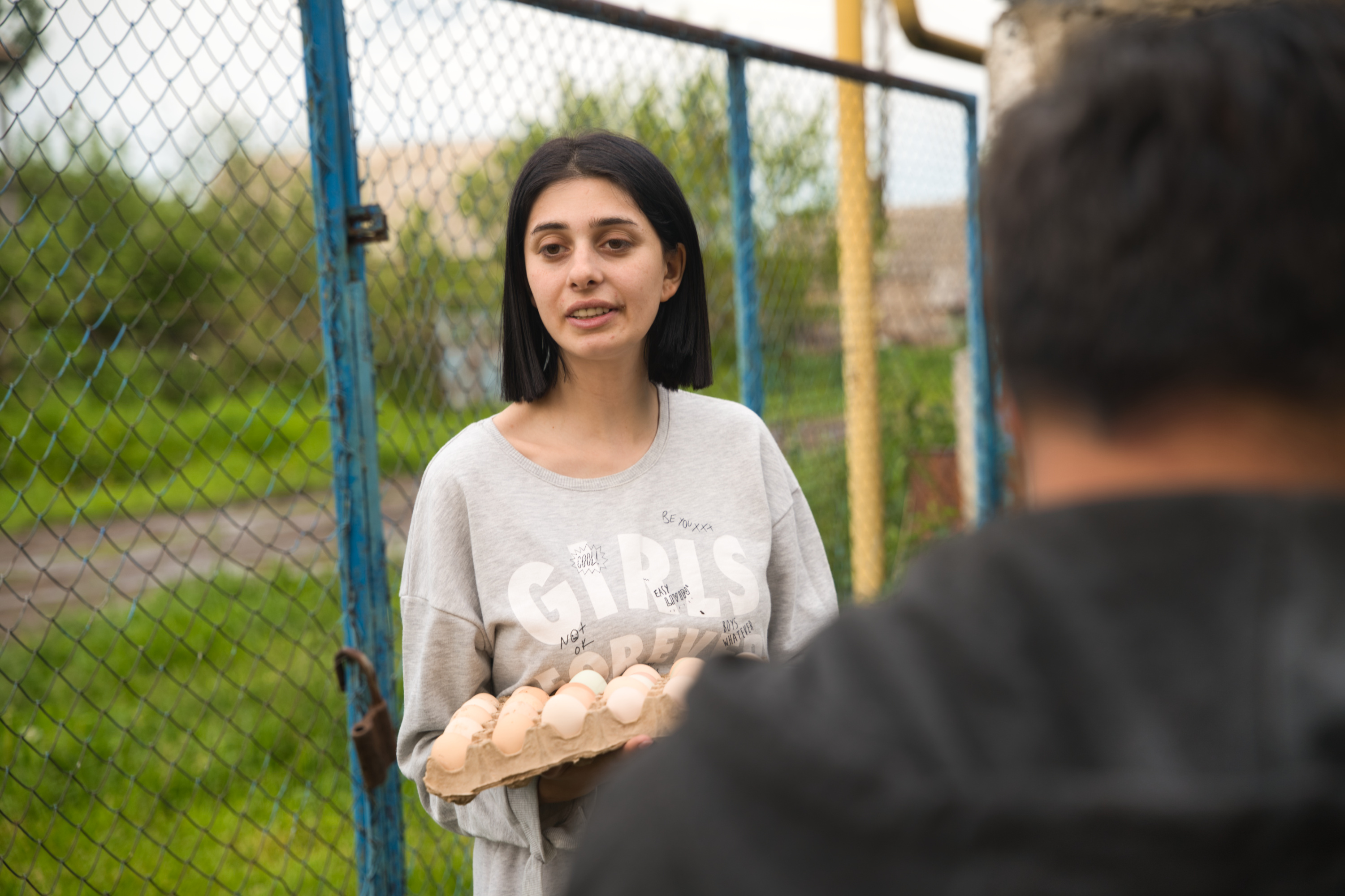 Elina Balasanyan är uppvuxen i en by utanför Nagorno-Karabachs tidigare huvudstad Stepanakert.