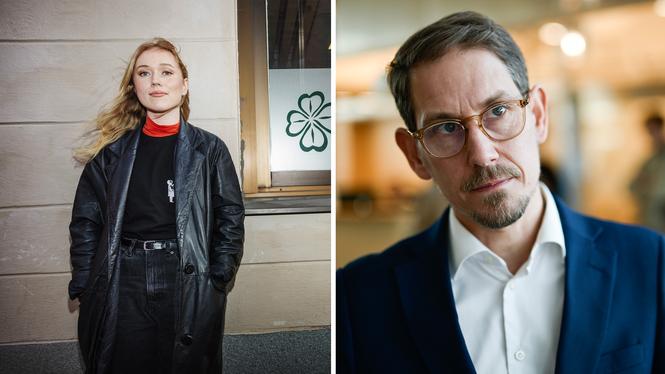 Emelie Rossheim (CUF) och Niels Paarup-Petersen (C).