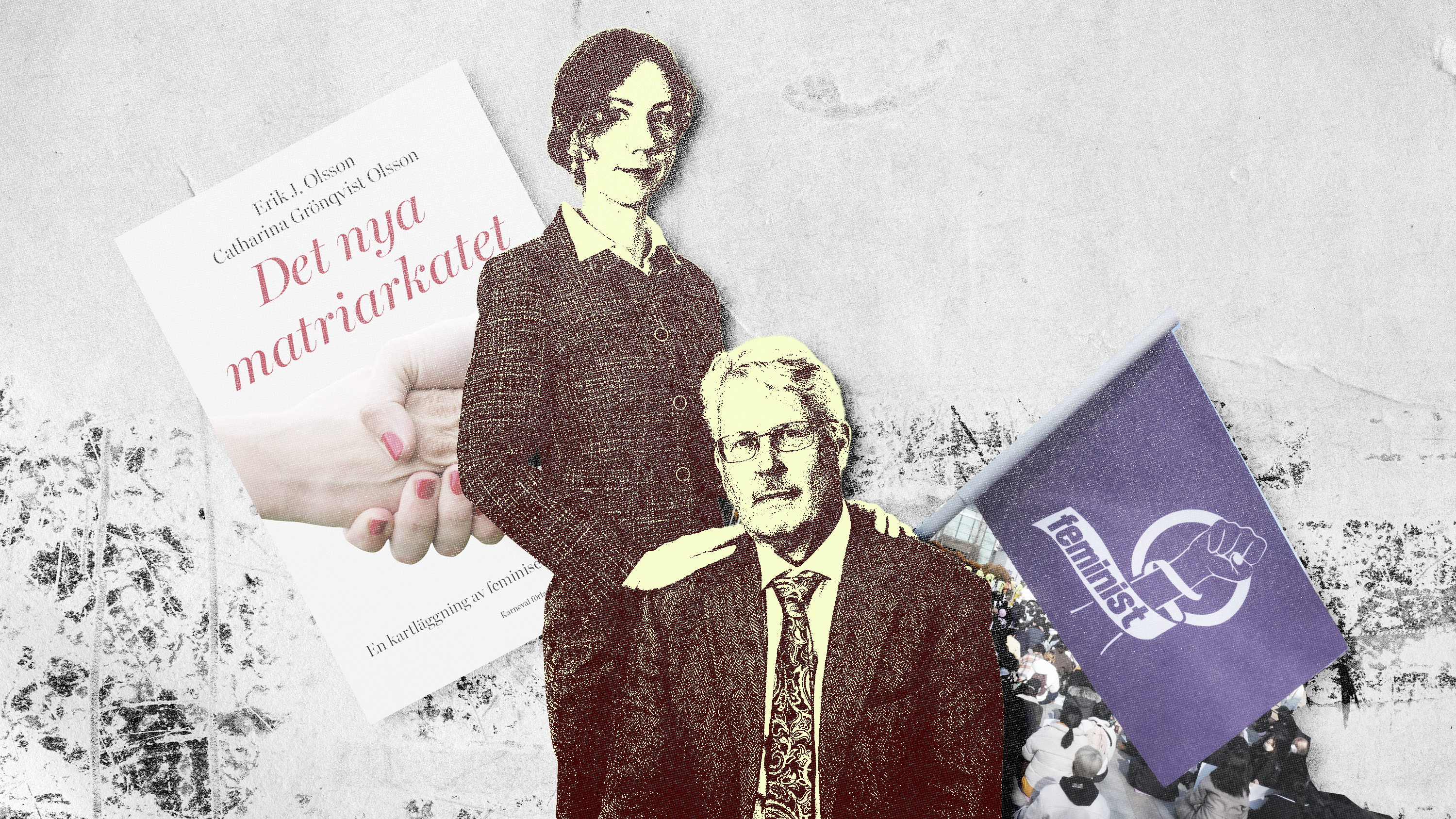 Catharina Grönqvist Olsson och Erik J Olsson är författare och akademiker som skrivit två böcker om hur Sverige, i deras mening, "feminiseras".