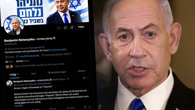 Netanyahu stämmer Haaretz efter nya uppgifterna om Hamas attack
